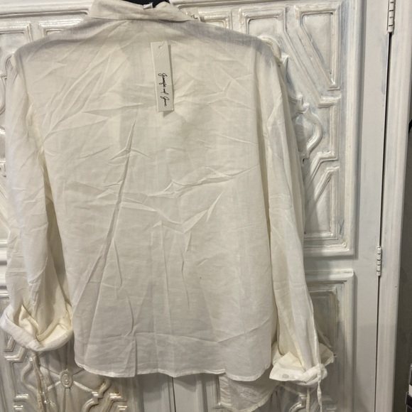 Final price accepted White sequin white shirt - Picture 5 of 8